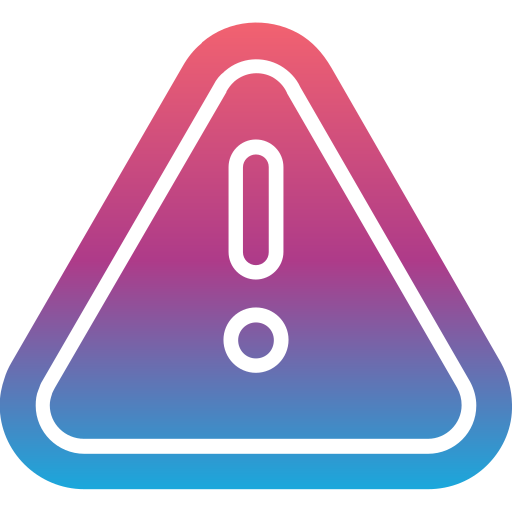 gevaar teken Generic Flat Gradient icoon