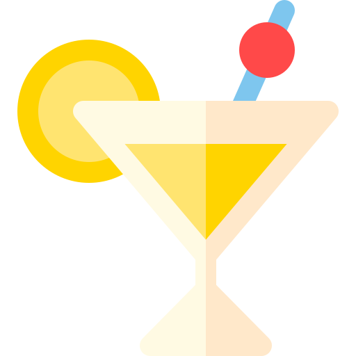 cocktail Basic Rounded Flat icona