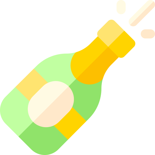 champagne Basic Rounded Flat icoon