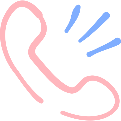 połączenie telefoniczne Basic Hand Drawn Color ikona