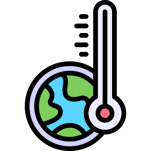 Глобальное потепление Generic Outline Color иконка