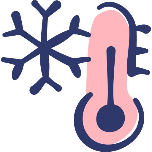 温度 Basic Hand Drawn Lineal Color icon