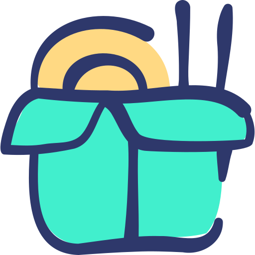 Wok Basic Hand Drawn Lineal Color icon