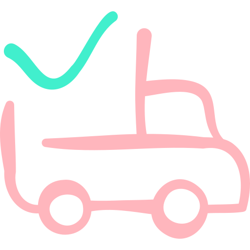 Delivered Basic Hand Drawn Color icon