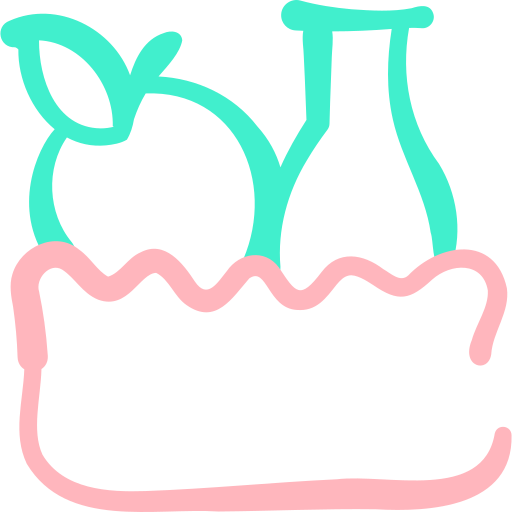 Еда Basic Hand Drawn Color иконка
