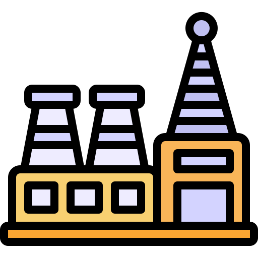 usine Generic Outline Color Icône