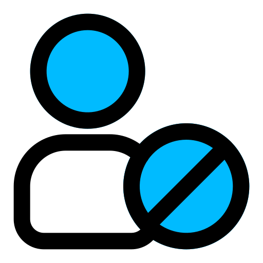 prohibir usuario Generic Fill & Lineal icono