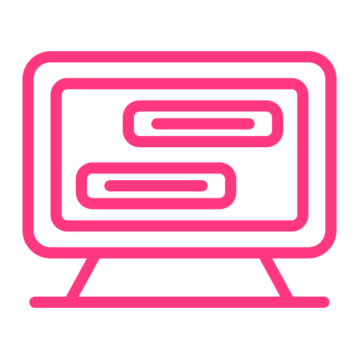 monitor Generic Outline Color icon