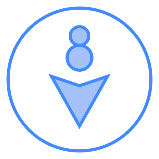 Navigate Generic Blue icon