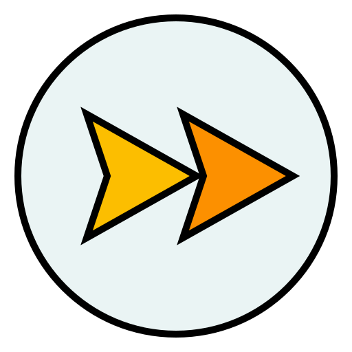 Next button Generic Outline Color icon