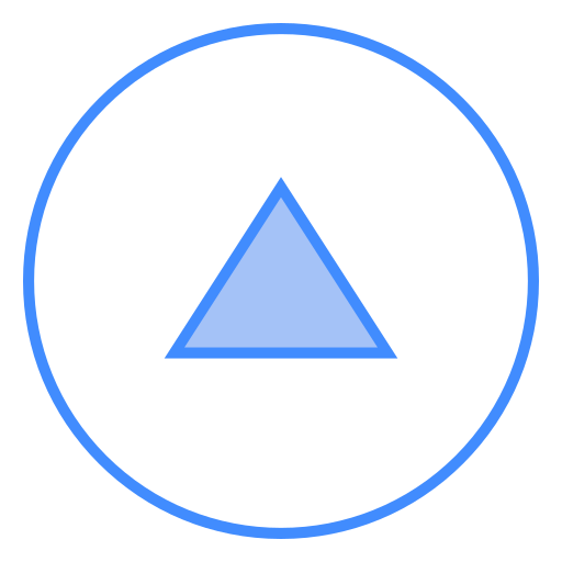 aufwärtspfeil Generic Blue icon