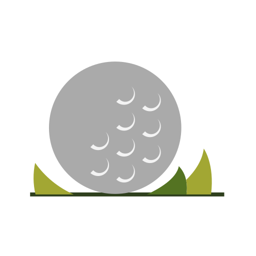 Мячик для гольфа Generic Flat иконка