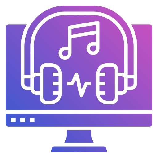 audio Generic Flat Gradient icon