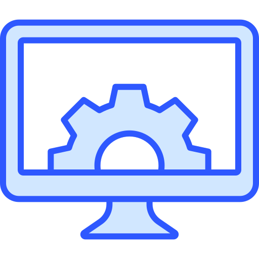 콘텐츠 관리 시스템 Generic Blue icon