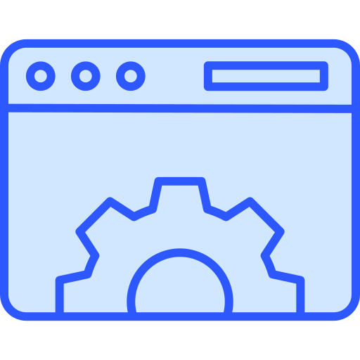 sistema de gestión de contenidos Generic Blue icono