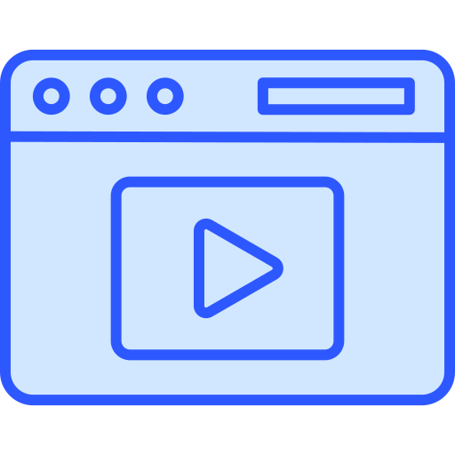 contenido de video Generic Blue icono