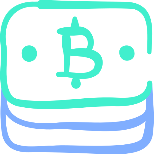 ビットコイン Basic Hand Drawn Color icon