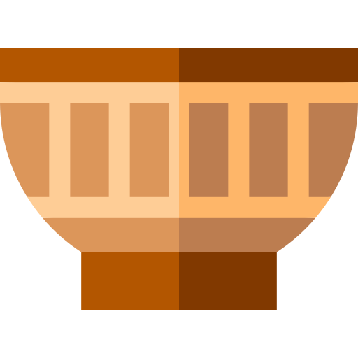 Bowl Basic Straight Flat icon