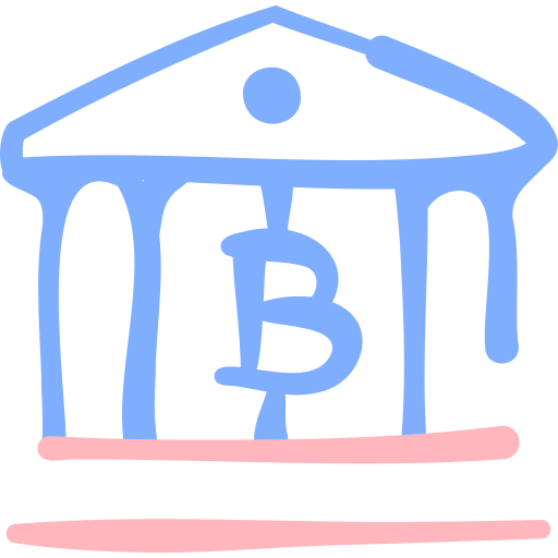 bank Basic Hand Drawn Color icon