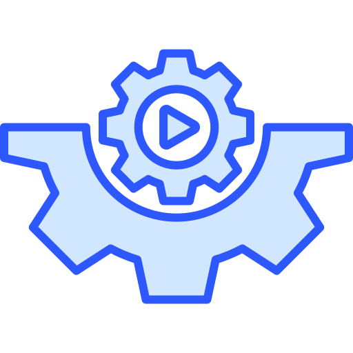 Content management Generic Blue icon