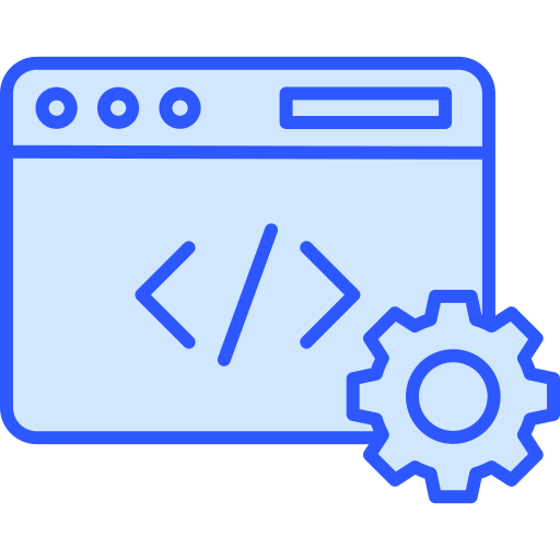 webprogrammeren Generic Blue icoon