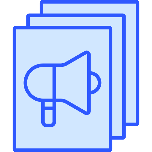 Content marketing Generic Blue icon