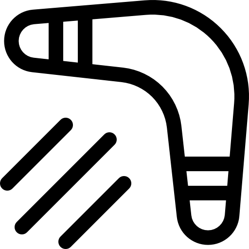ブーメラン Basic Rounded Lineal icon