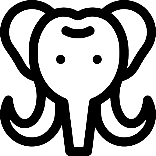マンモス Basic Rounded Lineal icon