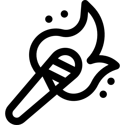 토치 Basic Rounded Lineal icon
