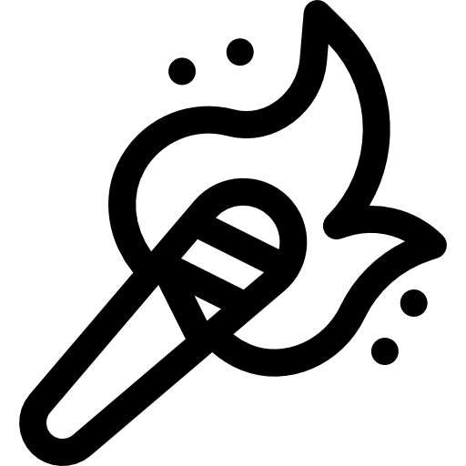 latarka Basic Rounded Lineal ikona