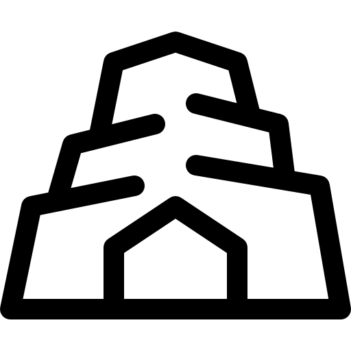 洞窟 Basic Rounded Lineal icon