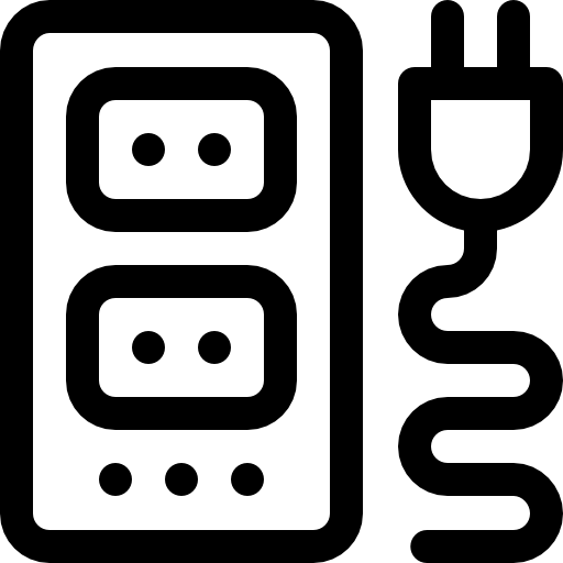 Socket Basic Rounded Lineal icon