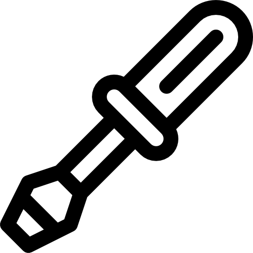 Отвертка Basic Rounded Lineal иконка