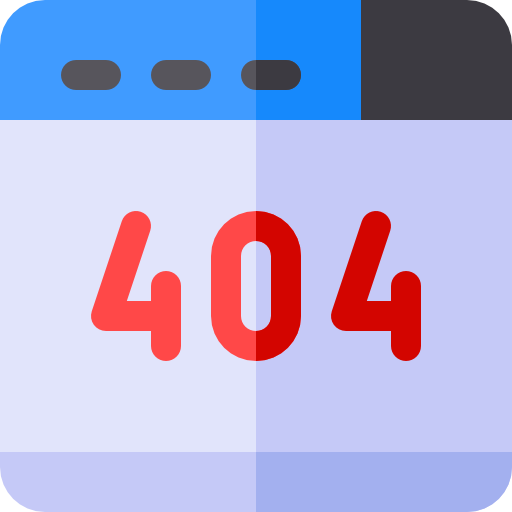 404 Basic Rounded Flat icono