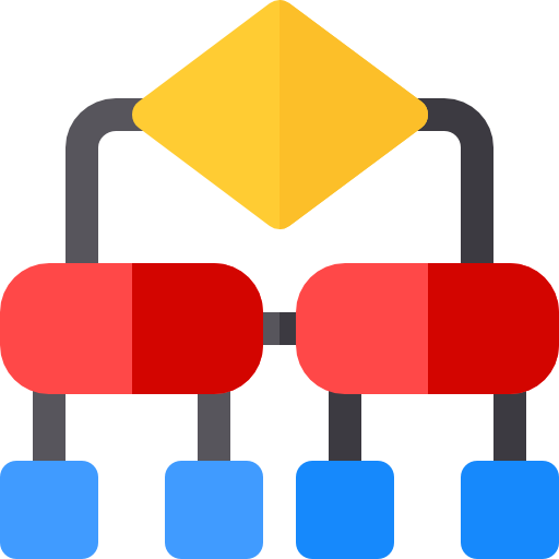 algorithme Basic Rounded Flat Icône