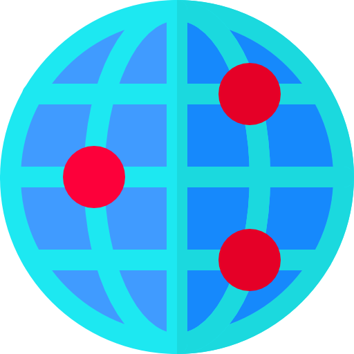 Global Basic Rounded Flat icon