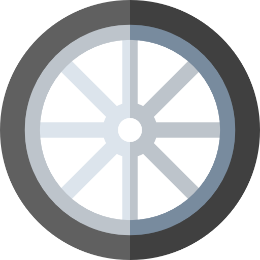 車輪 Basic Straight Flat icon