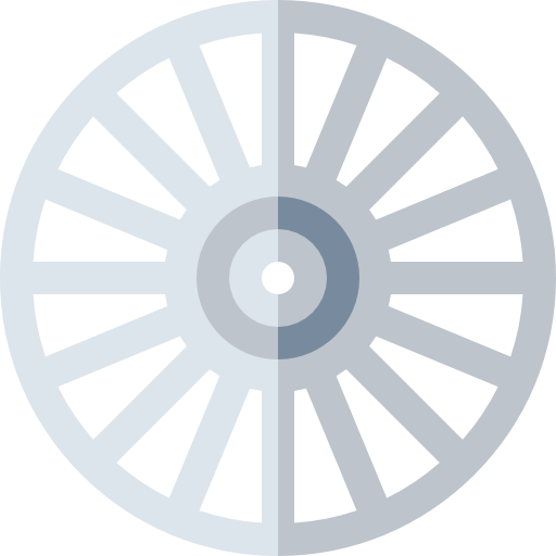 Wheel Basic Straight Flat icon