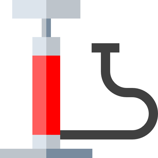 空気ポンプ Basic Straight Flat icon