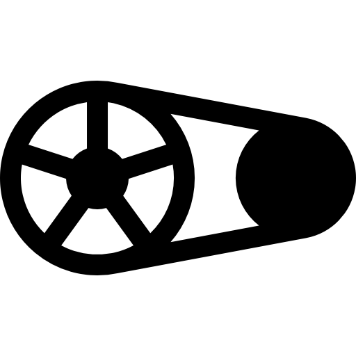 クランクセット Basic Straight Filled icon