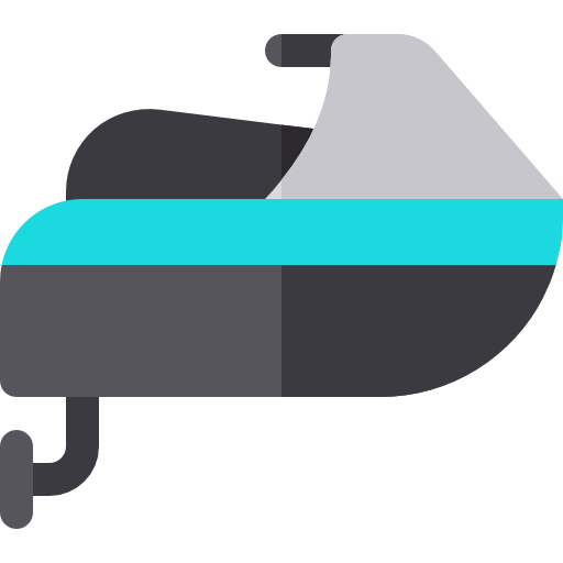 jet ski Basic Rounded Flat icon