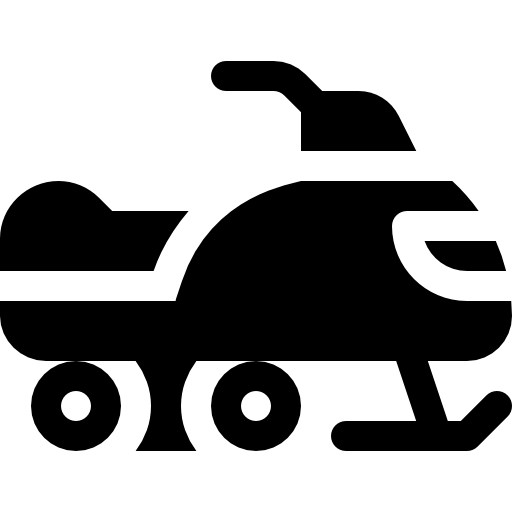 motoneige Basic Rounded Filled Icône