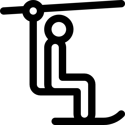 stoeltjeslift Basic Rounded Lineal icoon