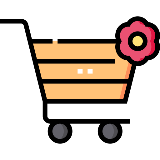 Shopping cart Detailed Straight Lineal color icon