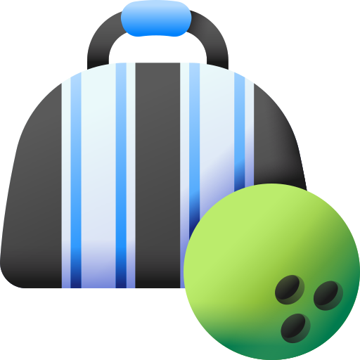 Bowling 3D Color icon