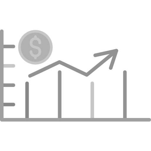 Приложение фондовой биржи Generic Grey иконка