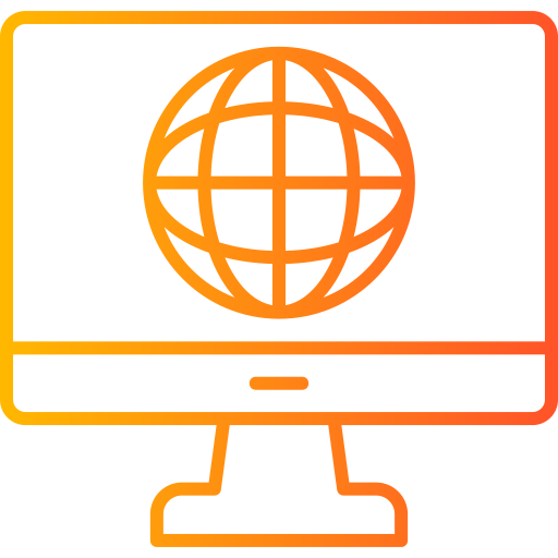 글로벌 연결 Generic Gradient icon