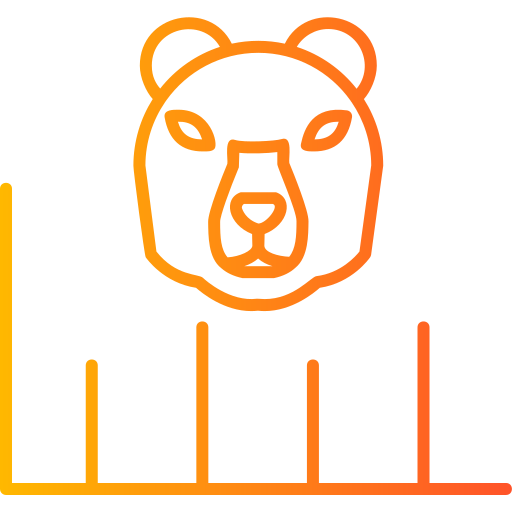 Медвежий рынок Generic Gradient иконка
