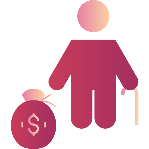 pensión Generic Flat Gradient icono