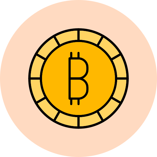 ビットコイン Generic Outline Color icon